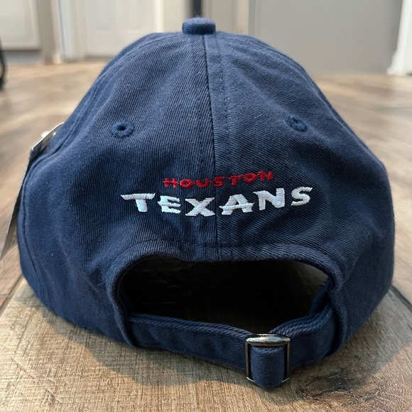 Houston Texans Navy Blue NFL Adjustable Baseball Cap Hat Logo Athletic - Picture 3 of 7